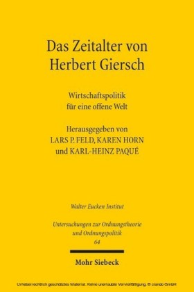 Das Zeitalter von Herbert Giersch