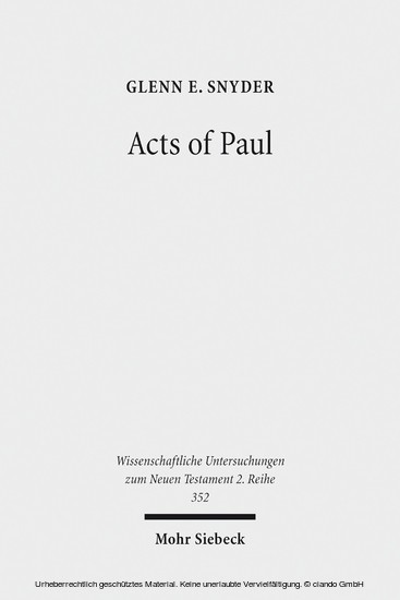 Acts of Paul main product photo