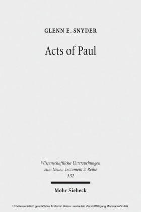 Acts of Paul