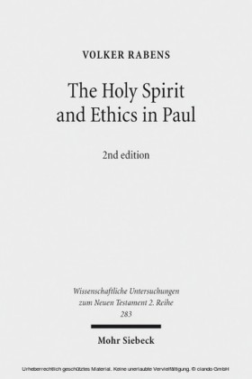 The Holy Spirit and Ethics in Paul