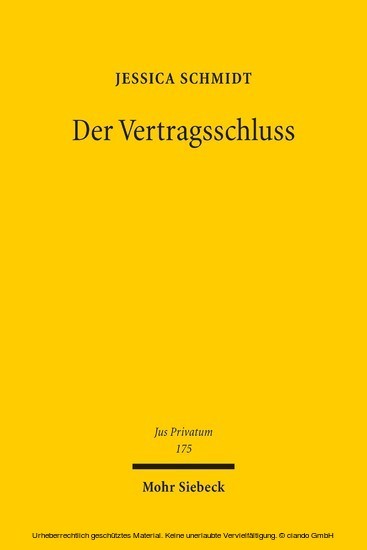 Der Vertragsschluss main product photo