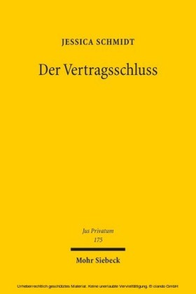 Der Vertragsschluss