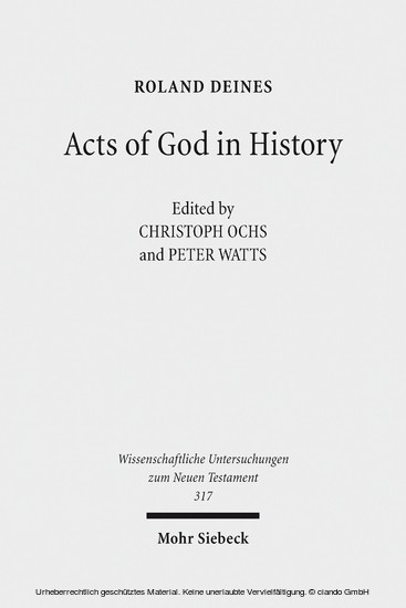 Acts of God in History main product photo