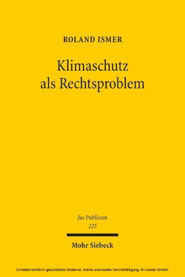Klimaschutz als Rechtsproblem main product photo