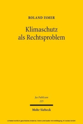 Klimaschutz als Rechtsproblem