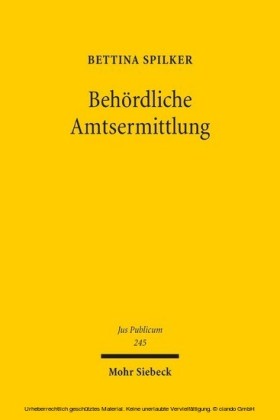 Behördliche Amtsermittlung