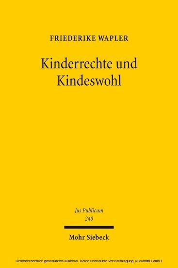 Kinderrechte und Kindeswohl main product photo