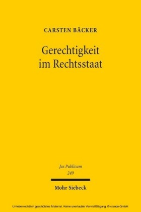 Gerechtigkeit im Rechtsstaat