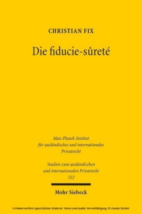 Die fiducie-sûreté