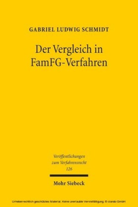 Der Vergleich in FamFG-Verfahren