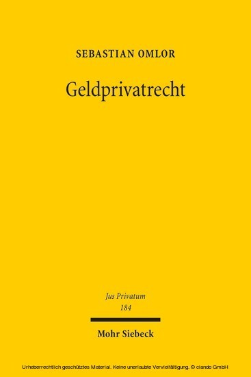 Geldprivatrecht main product photo