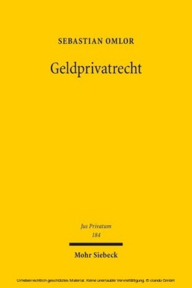 Geldprivatrecht