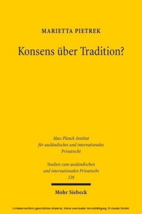 Konsens über Tradition?