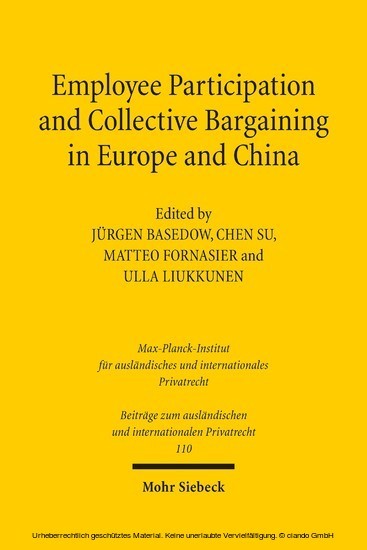 Employee Participation and Collective Bargaining in Europe and China main product photo