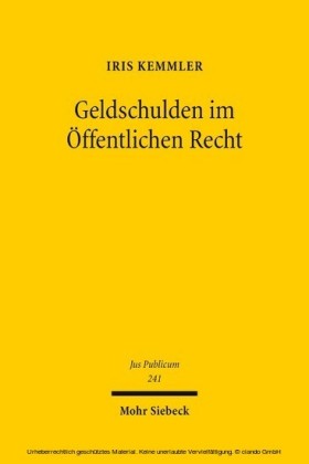 Geldschulden im Öffentlichen Recht
