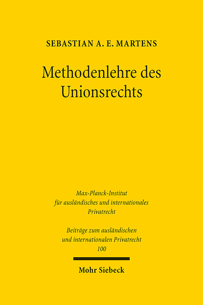 Methodenlehre des Unionsrechts main product photo