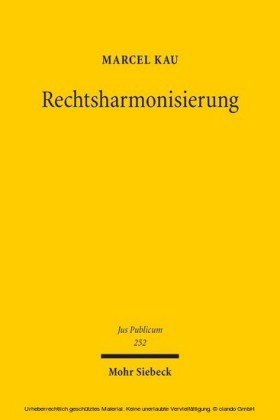 Rechtsharmonisierung