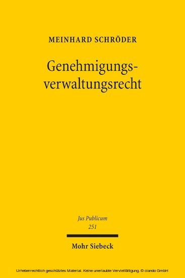 Genehmigungsverwaltungsrecht main product photo