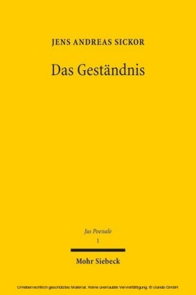Das Geständnis