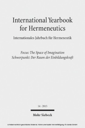 International Yearbook for Hermeneutics / Internationales Jahrbuch für Hermeneutik