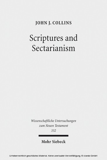 Scriptures and Sectarianism main product photo