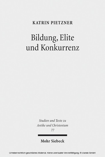 Bildung, Elite und Konkurrenz main product photo