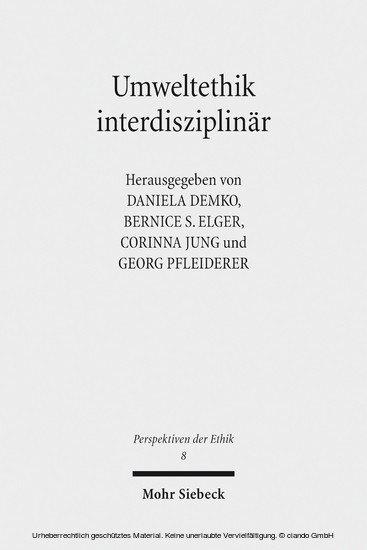 Umweltethik interdisziplinär main product photo