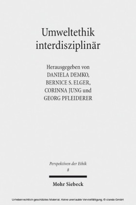 Umweltethik interdisziplinär