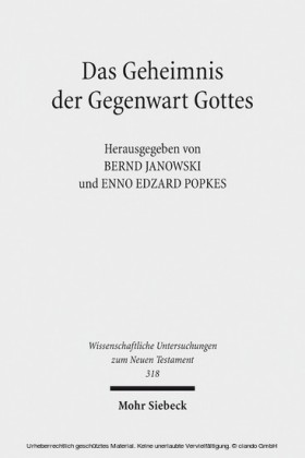 Das Geheimnis der Gegenwart Gottes
