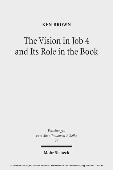 The Vision in Job 4 and Its Role in the Book main product photo