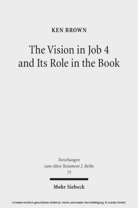 The Vision in Job 4 and Its Role in the Book