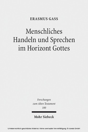 Menschliches Handeln und Sprechen im Horizont Gottes main product photo