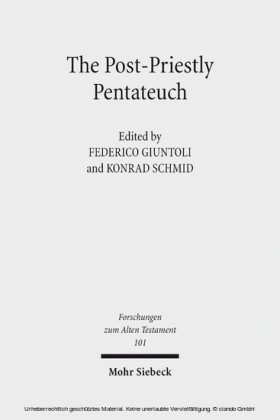The Post-Priestly Pentateuch
