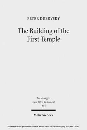 The Building of the First Temple