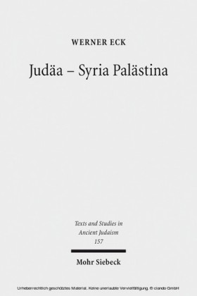 Judäa - Syria Palästina