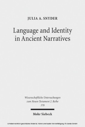 Language and Identity in Ancient Narratives