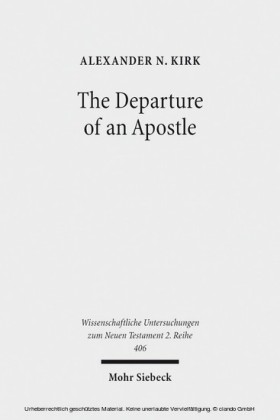The Departure of an Apostle