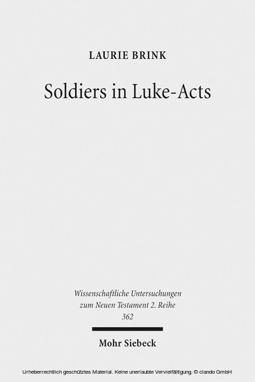 Soldiers in Luke-Acts main product photo