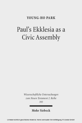 Paul's Ekklesia as a Civic Assembly