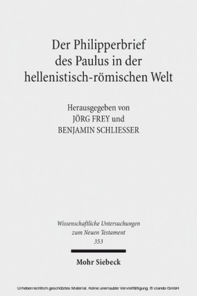 Der Philipperbrief des Paulus in der hellenistisch-römischen Welt