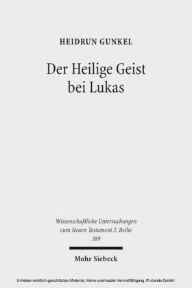 Der Heilige Geist bei Lukas