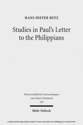 Studies in Paul's Letter to the Philippians