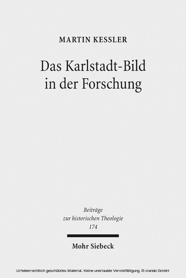 Das Karlstadt-Bild in der Forschung main product photo