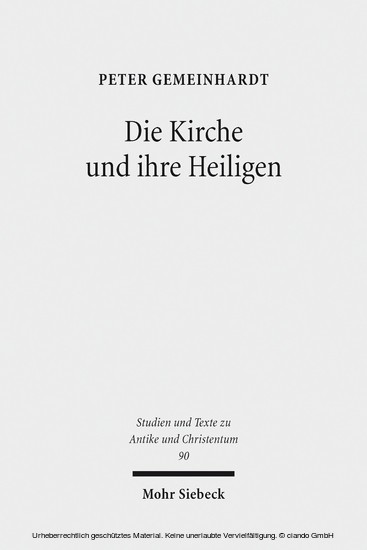 Die Kirche und ihre Heiligen main product photo