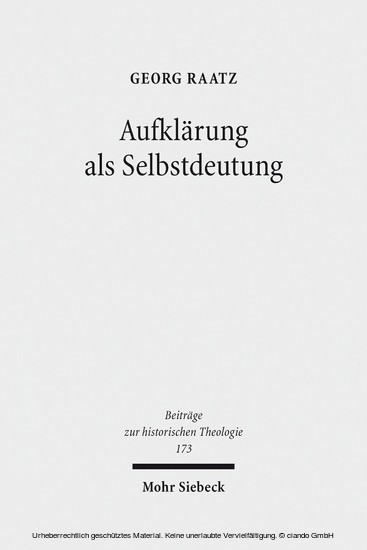 Aufklärung als Selbstdeutung main product photo