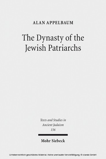 The Dynasty of the Jewish Patriarchs main product photo