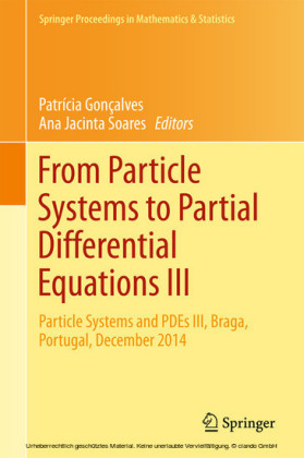 From Particle Systems to Partial Differential Equations III