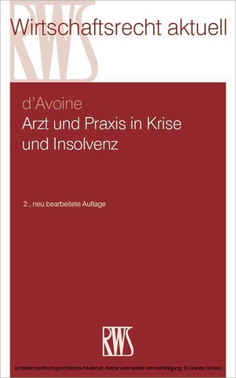 Arzt und Praxis in Krise und Insolvenz main product photo
