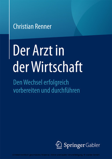 Der Arzt in der Wirtschaft main product photo