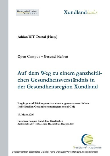 Auf dem Weg zu einem ganzheitlichen Gesundheitsverständnis in der Gesundheitsregion Xundland main product photo